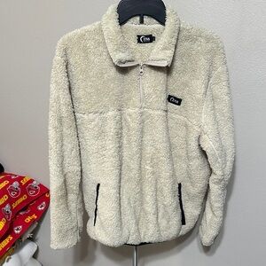 ZYIA Cream Sherpa Jacket
